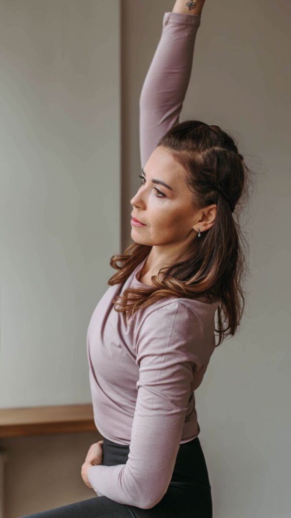 bluzka wiązana flow nude - Image 2